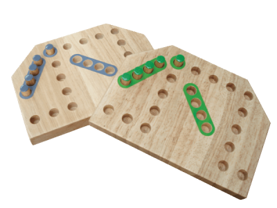 Dog-Spiel Zusatz 3 – Erweiterung für +2 Spieler (Dunkelblau und Grün)