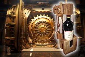flaschenpuzzle mit Tresor Geschenkidee