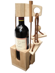Flaschentresor hell – Die originelle Geschenkidee mit Rätselspass