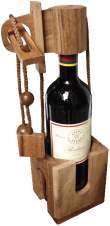 Flaschenpuzzle dunkel – Die raffinierte Geschenkidee mit Knobelspass