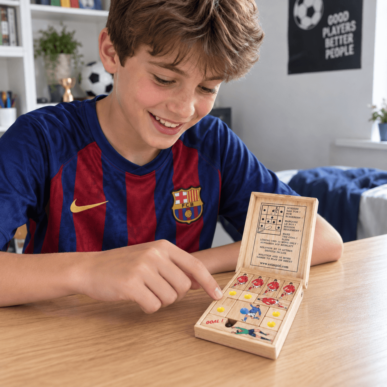 dribbling khun-pan schiebepuzzle variante fussball