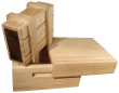 2er-Set Trickboxen aus Holz – Schatztruhe & Magic Box