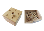 Reise Lucky 6 aus Holz – magnetisches Würfelspiel für 2 Spieler