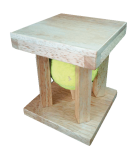 Tennis Knobelspiel aus Holz – Ball aus dem Käfig befreien