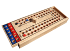 Pferderennen aus Holz gross – Würfelspiel für 2 bis 4 Spieler