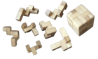 Cube of 7 aus Holz – Würfelpuzzle von Stewart Coffin
